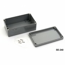 [SE-240-0-0-D-0] SE-240 IP-67 Contalı Kutu (Koyu Gri)+