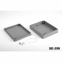 [SE-259-0-0-D-0] SE-259 IP-67 Contalı Kutu (Koyu Gri)+