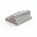 Obudowa aluminiowa 19" 1,5U do montażu w szafie Rack