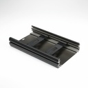 DE-195-320 P10 kijelzőház 32 cm (1 modul) Fekete (RAL 9005)