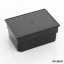 [OP-362-K-0-S-0] OP-362 Bedienfeldgehäuse ( Schwarz , Geschlossene Bildschirmöffnung )