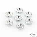 [VD-925-0-0-M-C] M 2,5 mm Somun (Çelik)+