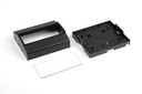 RT-506 DIN Rail Enclosure Black (Transparent Panel) Pieces