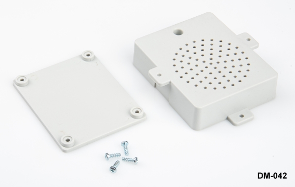 [DM-042-0-0-G-0] DM-042 Custodia per montaggio a parete (grigio chiaro)+++