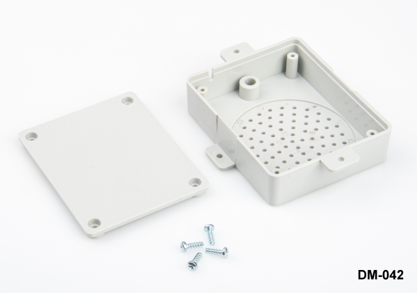 [DM-042-0-0-G-0] DM-042 Custodia per montaggio a parete (grigio chiaro)++