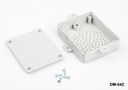 [DM-042-0-0-G-0] DM-042 Caja para montaje en pared (gris claro)++