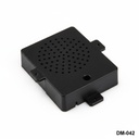 [DM-042-0-0-S-0] DM-042 Wall Mount Enclosure (Black)