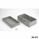 [SE-272-0-0-D-0] SE-272 IP-67 Contalı Kutu (Koyu Gri)++