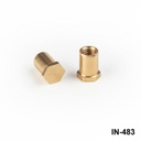 M4 8,3 mm Altıköşe Pirinç insert+