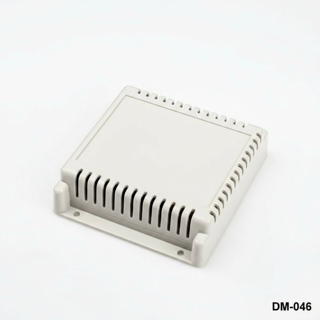 [DM-046-0-0-G-0] DM-046 Custodia per montaggio a parete (grigio chiaro)