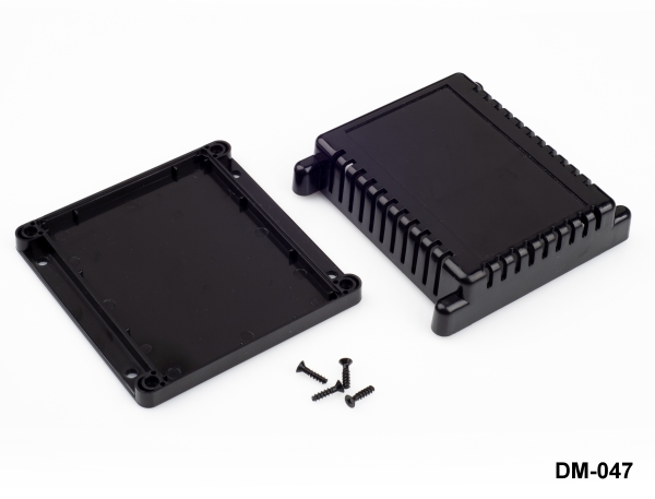[DM-047-0-0-S-0] DM-047 Wandmontagebehuizing (Zwart)+