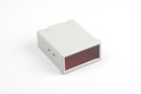 PT-130 Din Panel Enclosure (Light Gray) Red Panel