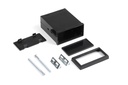 PT-130 Din Panel Enclosure (Black) Black Panel Pieces