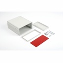 PT-212 Panel Tipi Kutu (Açık Gri) Kırmızı Panel Parçalı