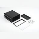 PT-212 Panel Tipi Kutu (Siyah) Şeffaf Panel Parçalı