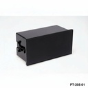 [PT-205-01-K-S-0] PT-205-01  Panel Mounting Enclosure (Black, Fully Closed)