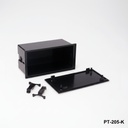 [PT-205-01-K-S-0] PT-205-01 Panel Tipi Kutu (Siyah, Tam Kapalı)+