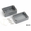 [SE-215-0-0-D-0] SE-215 IP-67 Contalı Kutu (Koyu Gri)+