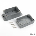[SF-215-0-0-D-0] SF-215 IP-67 Montaj Ayaklı Contalı Kutu
