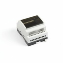 RT-204-C 4Modul sínes szekrény világosszürke w aljzat csatlakozóval