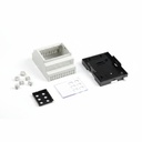 RT-204-24 Rail Behuizing Licht Grijs Model2 met Buton Contactdoos (Stuks)