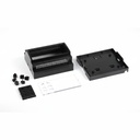 RT-206-24 ( B Model ) Rail Enclosure Black with Ventilation  (Pieces)