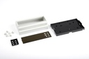 RT-209-24 Rail Enclosure  Modul9 Light Gray6 Model3  with Ventilation  (Pieces)