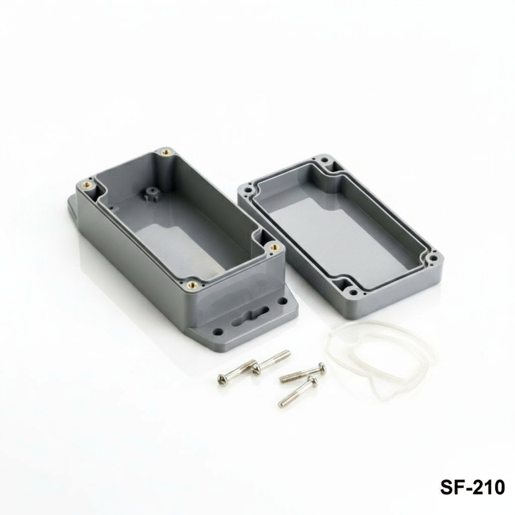 SF-210 IP-67 Kunststoffgehäuse für hohe Beanspruchung Versiegeltes Gehäuse mit Montagefuß