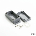 SF-210 Boîtier scellé en plastique IP-67 pour usage intensif avec pied de montage