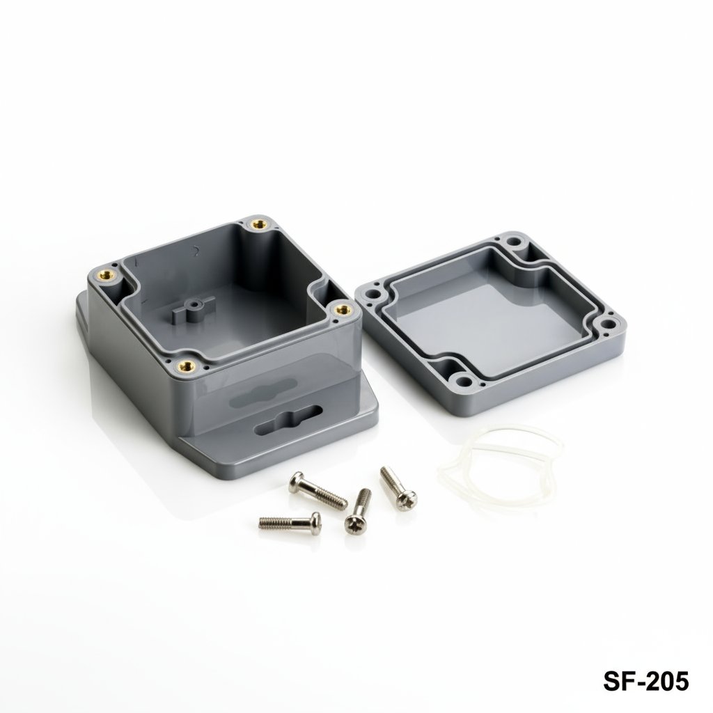 Caixa selada SF-205 IP-67 com pé de montagem