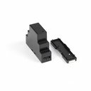 Caja para carril DIN RT-014 Negra