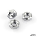 A-606 M3x0,5x2,2 mm Metalik Somun+