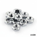 [A-639-0-0-M-0] A-639 M4x0,7x3 mm Metalik Somun+