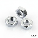 [A-639-0-0-M-0] Écrou M4x0,7x3 mm gris métallisé