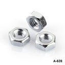 [A-639-0-0-M-0] M4x0,7x3 mm 金属灰色螺母