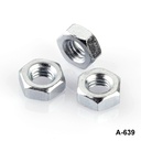 [A-639-0-0-M-0] Tuerca M4x0,7x3 mm Gris Metálico