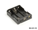 [BH-331-1D] 3 pcs Suporte de pilhas tamanho UM-3 / AA (lado a lado) (soldável)