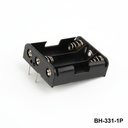 [BH-331-1P] 3 Stück UM-3 / AA-Batteriehalter (Seite an Seite) (Leiterplattenstift)