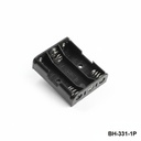 [BH-331-1P] BH-331-1P 3 件 UM-3 / AA 尺寸电池座（并排）（PCB 引脚）