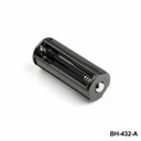 [BH-432-A] Portapilas tamaño UM-4 / AAA de 3 piezas (triángulo) (con cable)