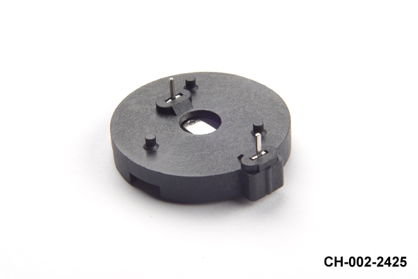 [CH-002-2425] Suporte de bateria com pino para montagem em PCB para CR2425