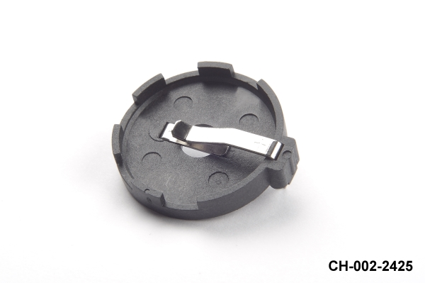 [CH-002-2425] Suporte de bateria com pino para montagem em PCB para CR2425