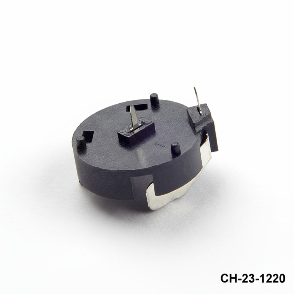 [CH-23-1220] CH-23-1220 Suporte de bateria com pino para montagem em PCB para CR1220