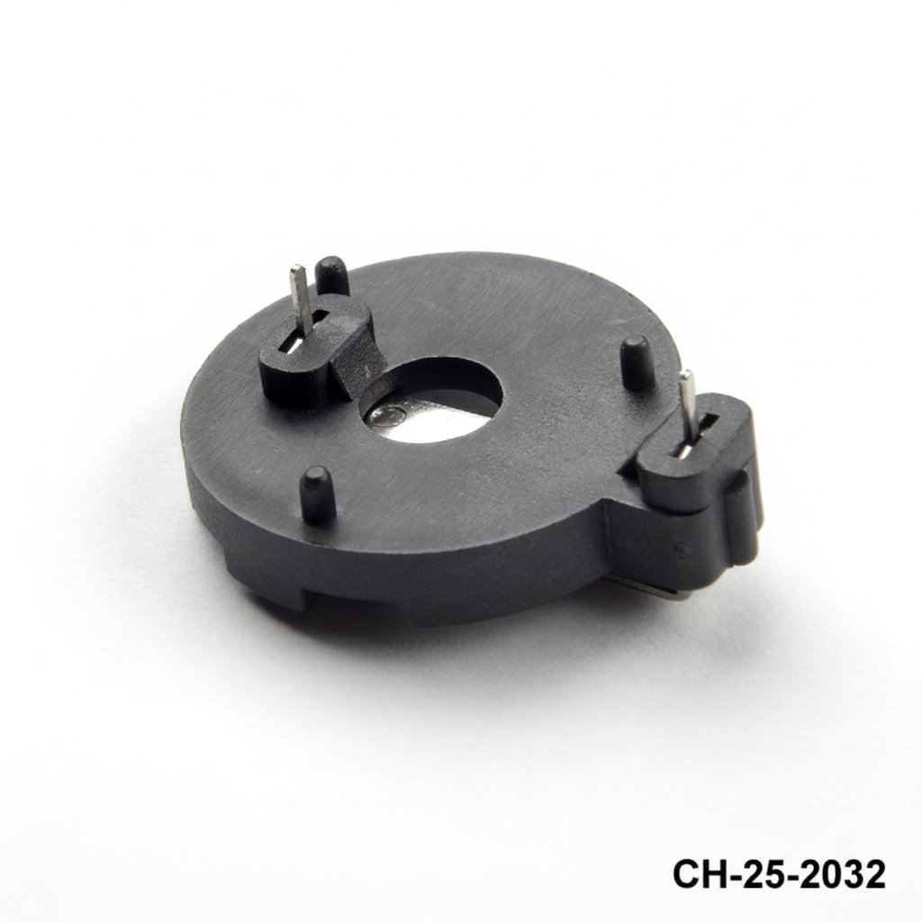 [CH-25-2032] CH-25-2032 Supporto per batteria a pin con montaggio su PCB per CR2032