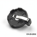 [CH-25-2032] CH-25-2032 Suporte de bateria com pino para montagem em PCB para CR2032