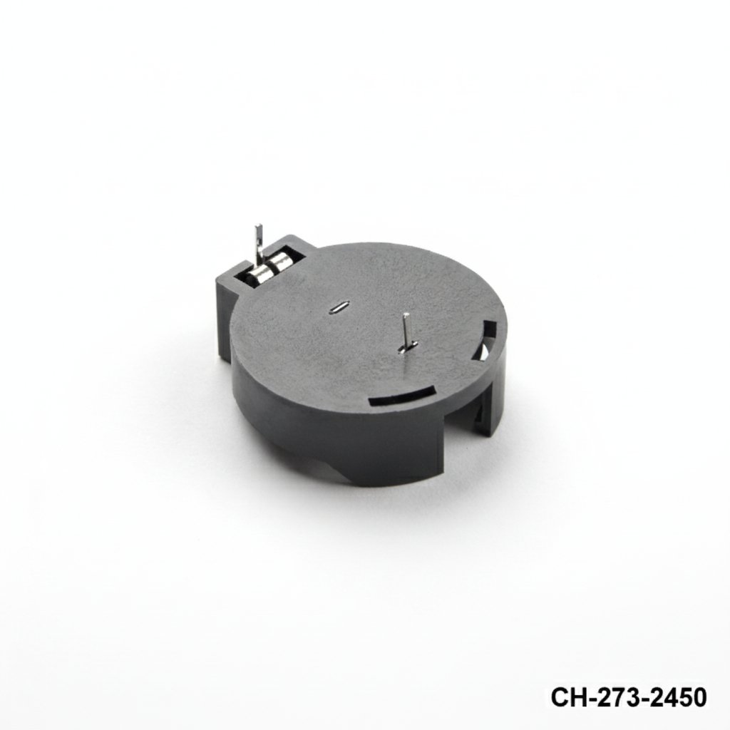 [CH-273-2450] CH-273-2450 Suporte de bateria com pino para montagem em PCB para CR2450