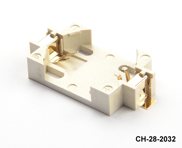 [CH-28-2032] CH-28-2032 Supporto per batteria a pin con montaggio su PCB per CR2032