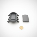 DE-060-K Plastik Köşe Parçası (Koyu Gri)+