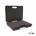 PC-460 Maletín de plástico negro con espuma