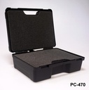 PC-470 Custodia in plastica (nera) con schiuma